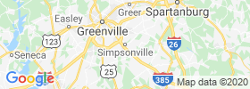 Simpsonville map